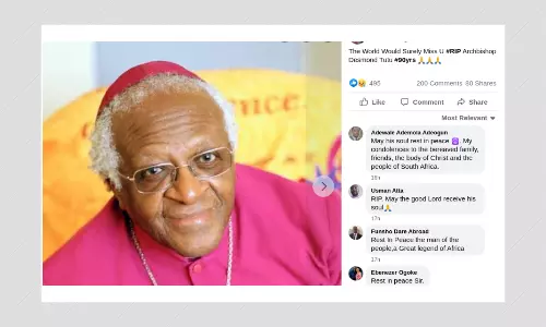 Rumour About SA Icon Desmond Tutu Surfaces After Imposter Accounts Post