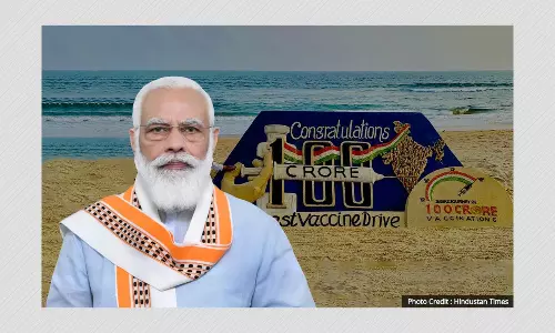 PM Modi Urges Mask Wearing In Speech Celebrating 100cr Vaccine Doses