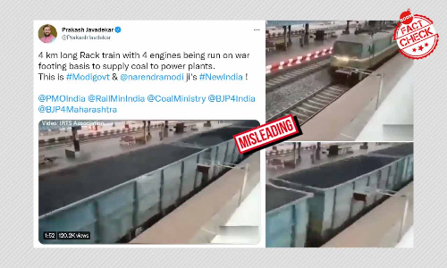 Prakash Javadekar Tweets Old Video As Govt Supplying Coal To Tackle Shortage