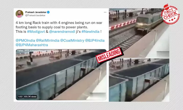 Prakash Javadekar Tweets Old Video As Govt Supplying Coal To Tackle Shortage