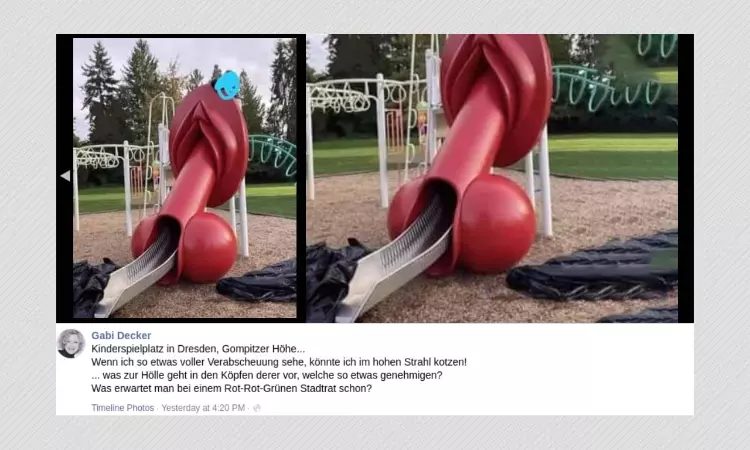 Adult-Themed Slide Is Not From A Playground In Germany