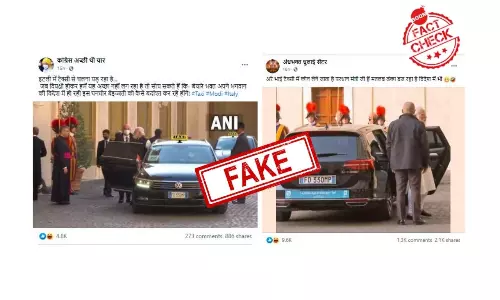Morphed Images From PM Modis Vatican Visit Shared With False Claims