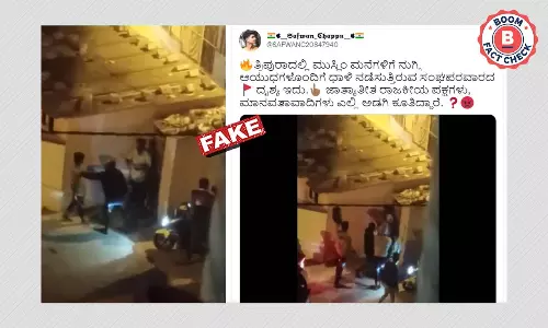 Video Of Criminal Killed In Bengaluru Shared As Tripura Violence