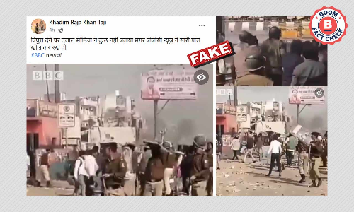 BBC Report On Delhi Riots Shared As Coverage On Tripura Violence