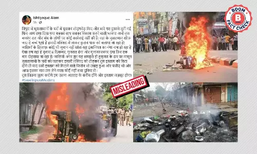 Unrelated Old Images Falsely Viral As Recent Violence In North Tripura