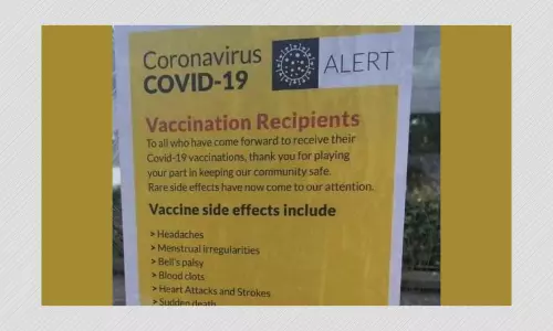 Poster About COVID-19 Vaccine Side Effects Not Issued By Irish Health Agency