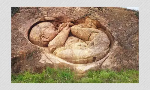 False Story Attached To Art Of Foetus In Mountain In Colombia