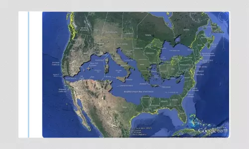 Misleading Map Showing USA Being Submerged Due To Climate Change Viral