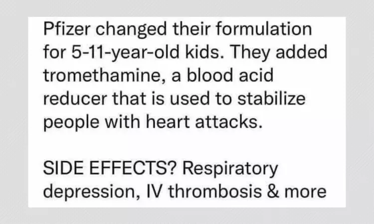 Tromethamine Added To Pfizers COVID-19 Vaccine To Prolong Storage