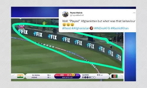 Digital Ad Board Around Field During India-Afg Match Did Not Say Fix