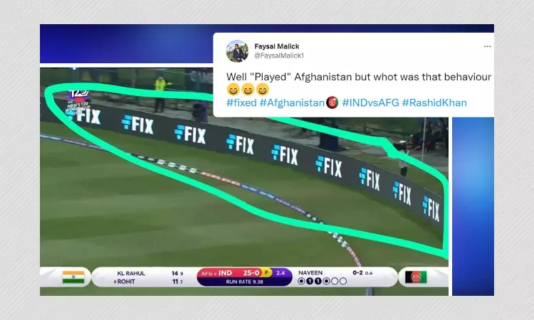 Digital Ad Board Around Field During India-Afg Match Did Not Say Fix