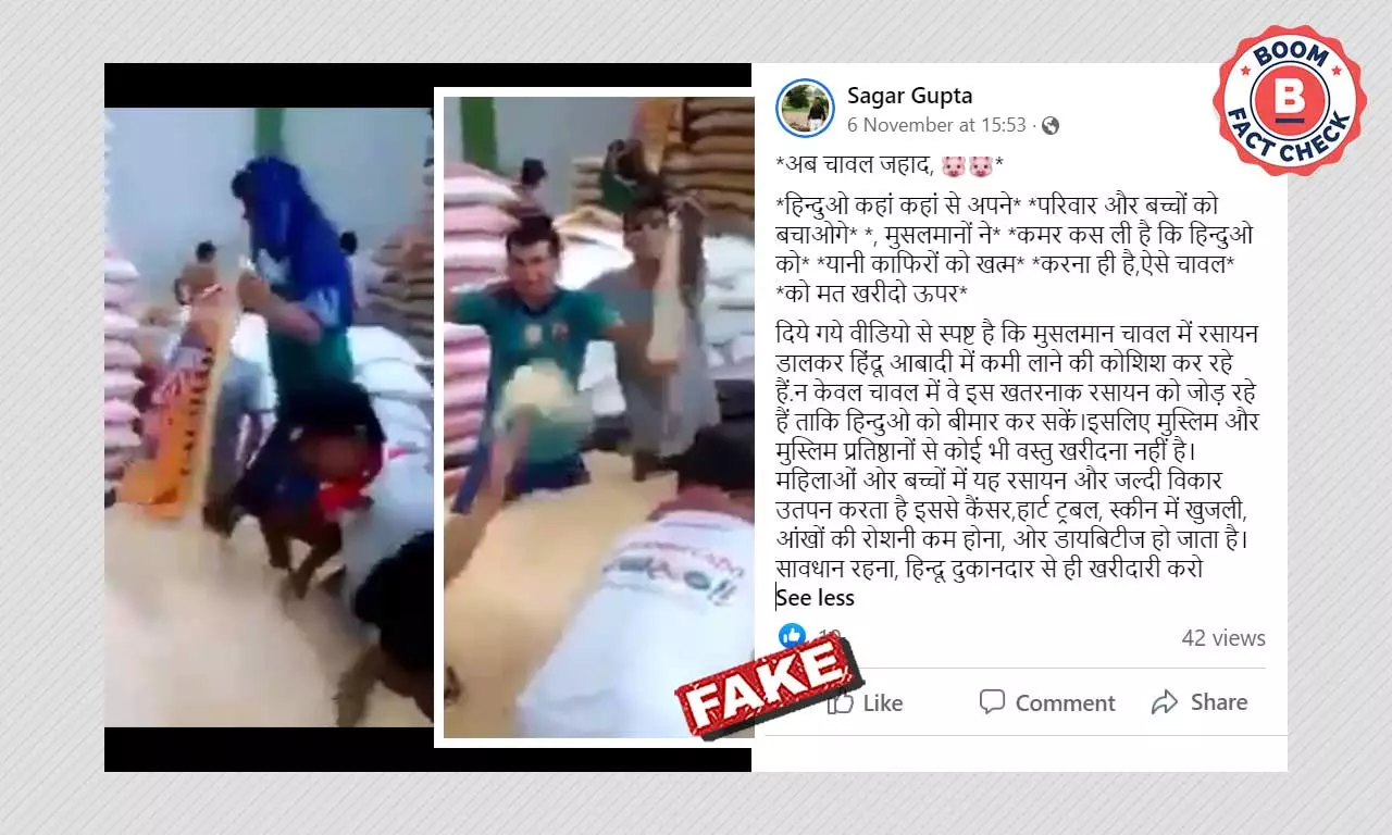 Rice Adulteration Video From Peru Viral As India With Communal Spin