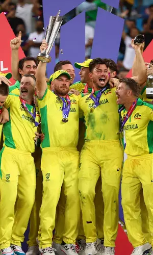 Australian Cricketers Drink From Shoe After T20 World Cup Win