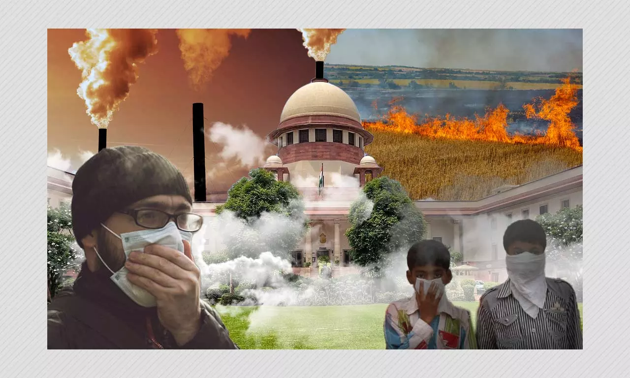 Stubble Burning only 4% of Air Pollution: Centre to Supreme Court