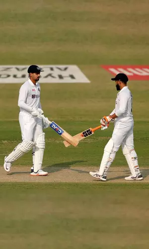 India v New Zealand 1st Test: Shreyas Iyer and Ravindra Jadeja Lead India To 258/4 On Day One
