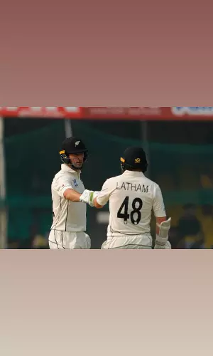 India v New Zealand 1st Test: Shreyas Iyer Scores Debut 100, New Zealand End Second Day At 129/0