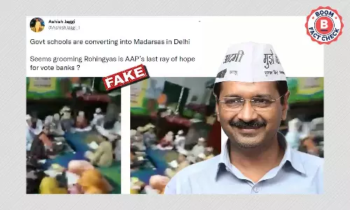 No, This Video Does Not Show Delhi Govt School Converted Into A Madrasa