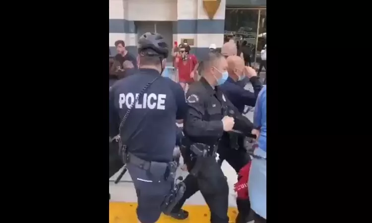 Clip Of BLM Rally in USA Passed Off Australia Covid-19 Protest