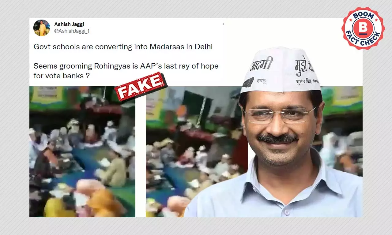 No, This Video Does Not Show Delhi Govt School Converted Into A Madrasa