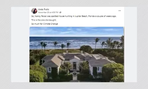 Did US House Speaker Nancy Pelosi Buy $25 Million Mansion In Florida?