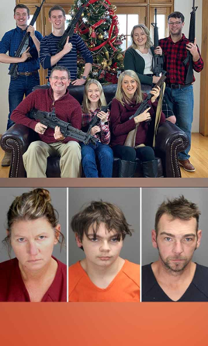 Republican Congressman Thomas Massie Slammed For Christmas Guns Photo In Michigan Shooting Aftermath