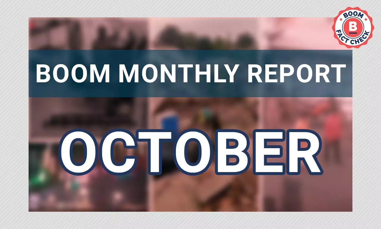 BOOM Monthly Report: Communal And Political Fakery Dominated The Month
