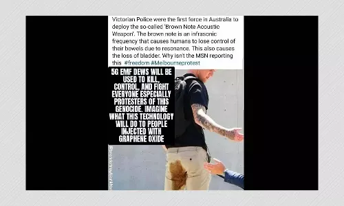 Prank Video Falsely Shared As Melbourne Police Using Sonic Weapon