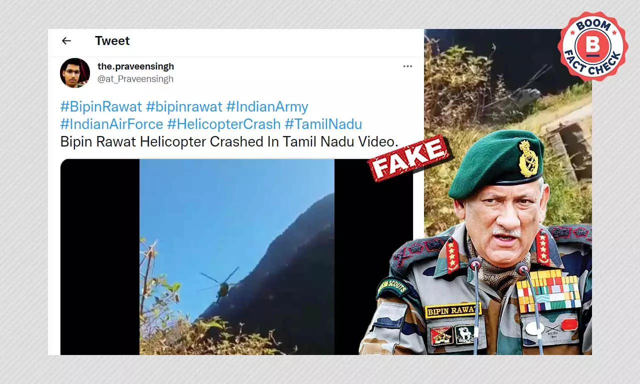 Video From Arunachal Pradesh Viral As Crash That Killed CDS General Rawat