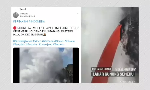 Video Of A Hawaiian Volcano Falsely Viral As Indonesias Mount Semeru