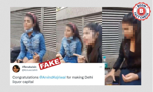 Scripted Video Showing Women Drinking Alcohol Shared With False Claim