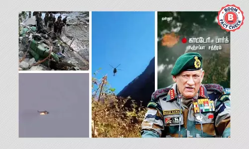 Fatal Crash Killing CDS General Rawat Triggers Flurry Of Misinformation