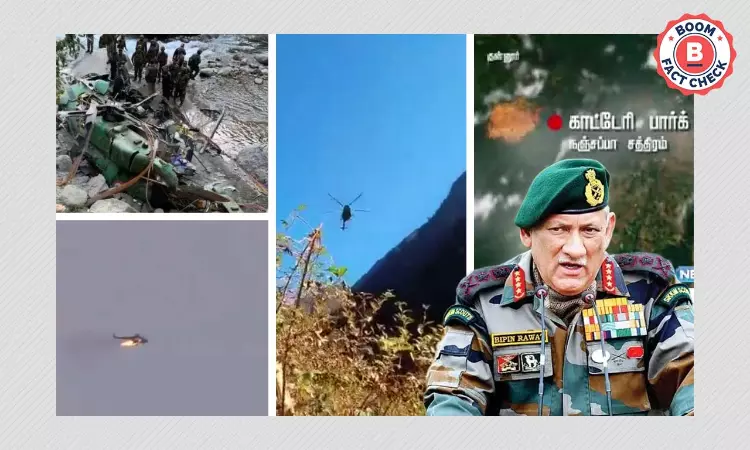 Fatal Crash Killing CDS General Rawat Triggers Flurry Of Misinformation