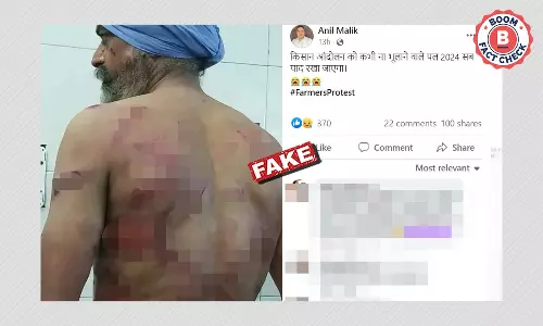 Photo Of Sikh Man Thrashed In 2019 Revived As Farmers Protest