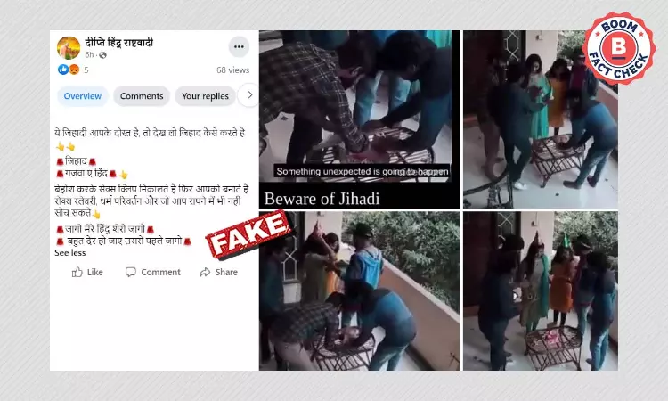 Dramatized Video Viral With False Claim Of Muslim Men Spiking Birthday Cake