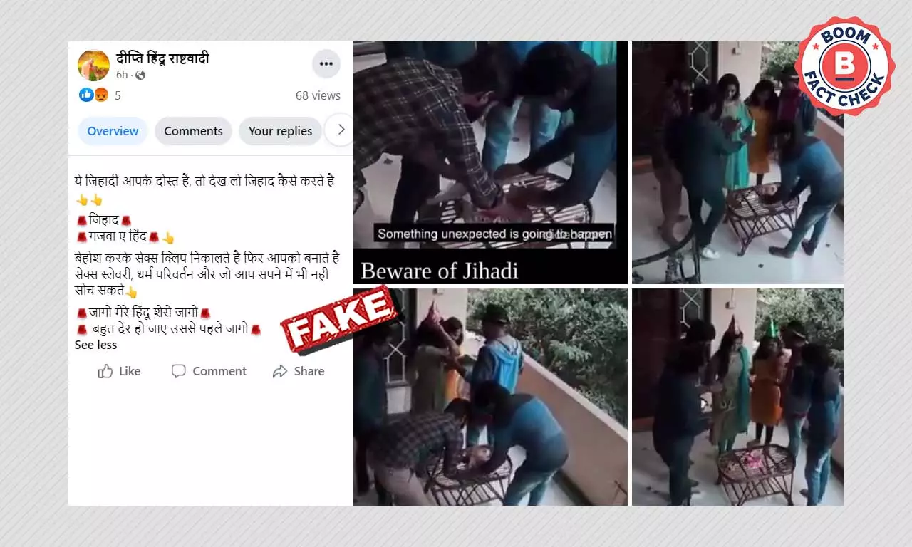Dramatized Video Viral With False Claim Of Muslim Men Spiking Birthday Cake