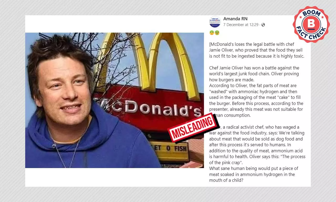 Did Jamie Oliver Prove McDonalds Food As Unfit For Human Consumption?