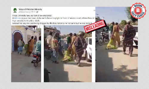 Video Of Domestic Violence From Pak Shared In India With False Communal Spin