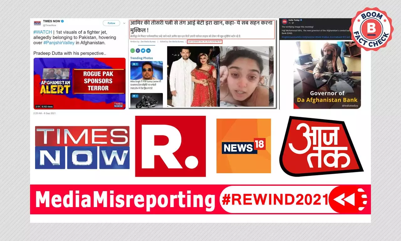 From Afghanistan To COVID-19: Fact Checking Indian Media In 2021