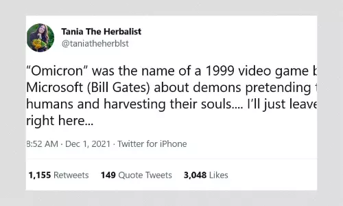 Omikron Video Game Was Not Made By Microsoft Or Bill Gates