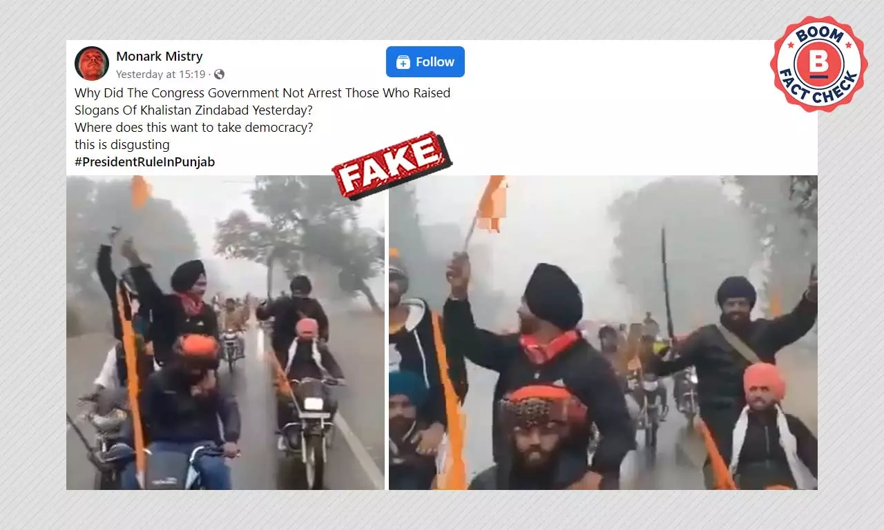 Unrelated Pro-Khalistan Video Falsely Linked To PM Modis Punjab Visit