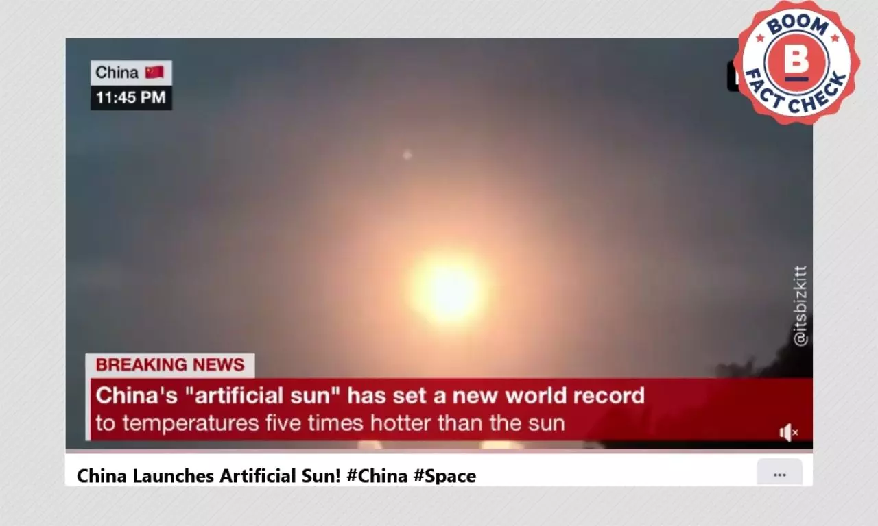 Video Of Rocket Launch Viral As China Launching Artificial Sun To Space