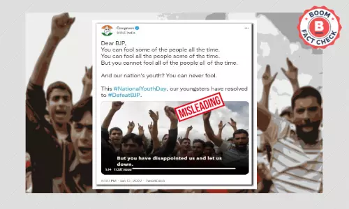 Congress Shares Image Of Protests Against UPA To Show Anger Against BJP