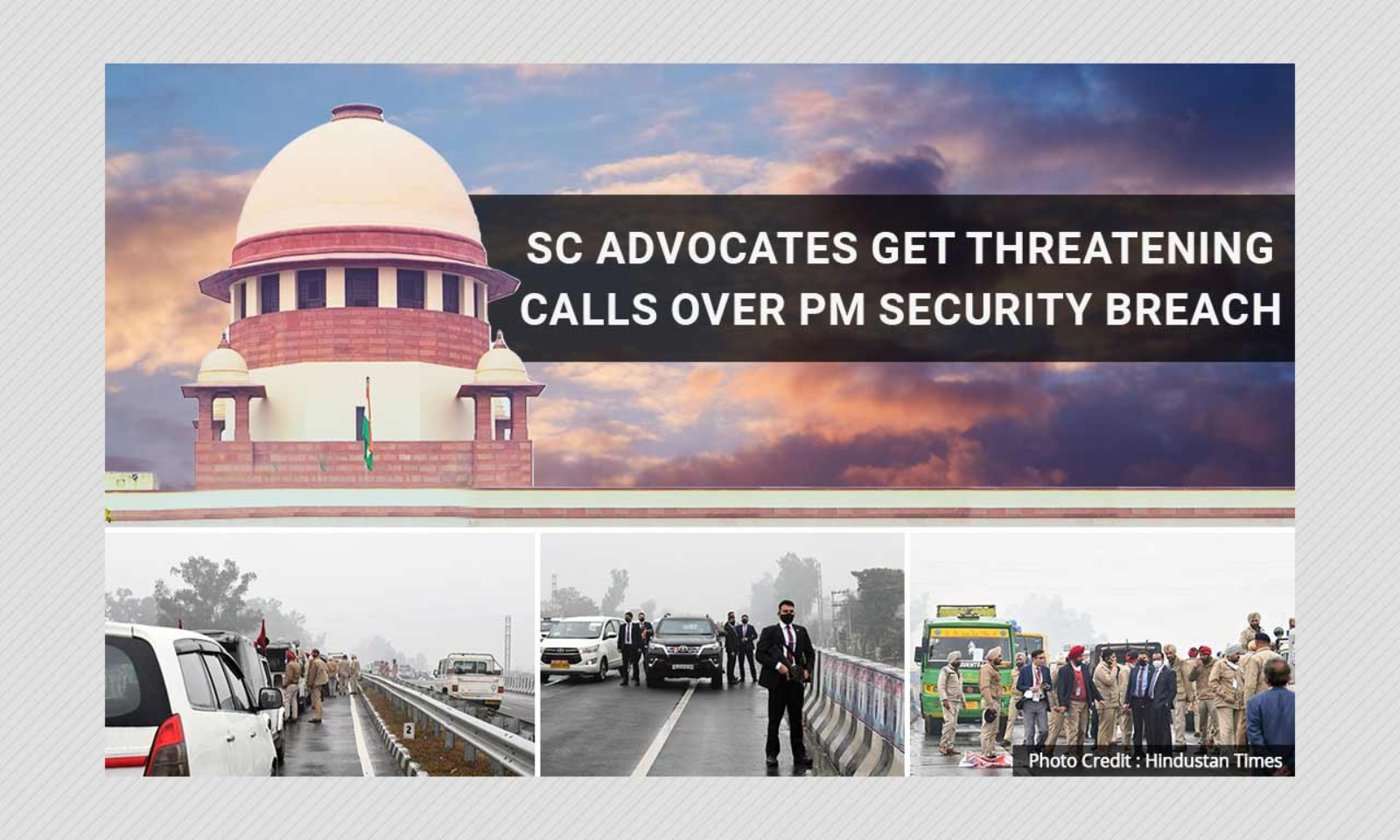Security breach' during PM Modi's visit to Punjab, road blocked by