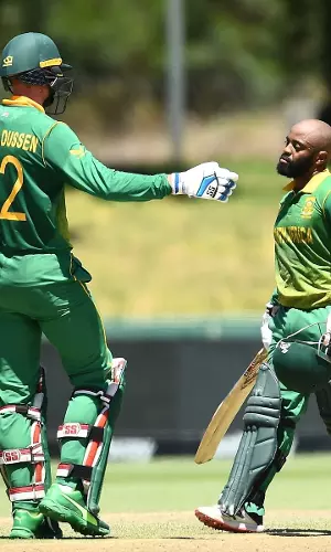 Temba Bavuma, Rassie van der Dussen Set Up Convincing Win For South Africa Over India In First ODI