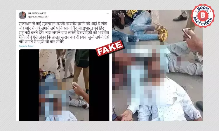 2020 Delhi Riots Video Shared As Indian Army Beating Muslim Youth In Kashmir