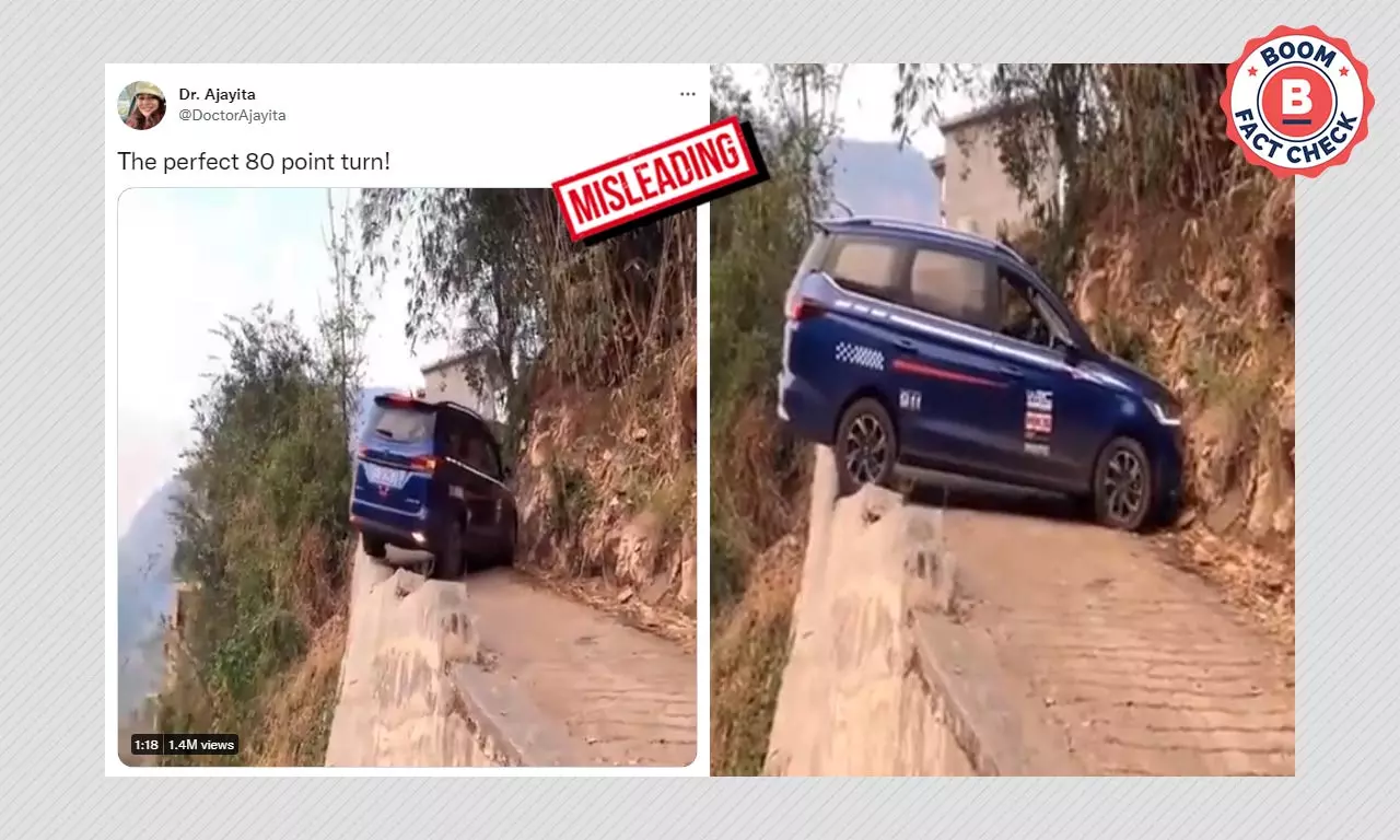 Viral Video Of A Car Reversing On A Cliff Edge Is Not What It Looks Like