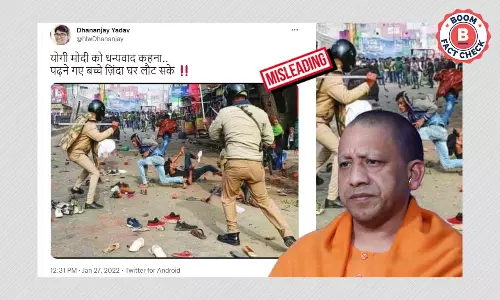 Photo From 2019 Anti CAA Protest Shared As UP Police Crackdown On Students