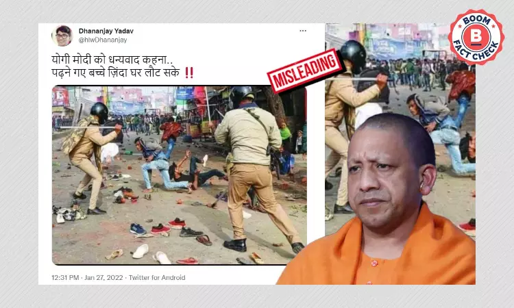 Photo From 2019 Anti CAA Protest Shared As UP Police Crackdown On Students