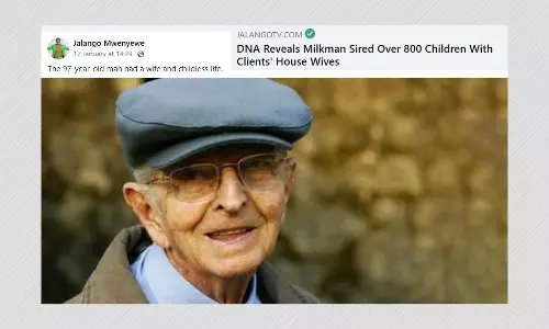 Viral Story Of Milkman Fathering 800 Children Is From Satire Website