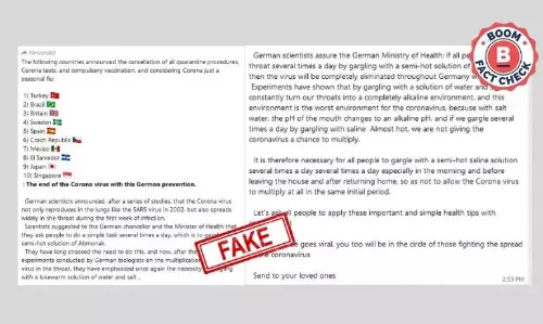 Message Falsely Claims Countries Have Cancelled COVID-19 Restrictions